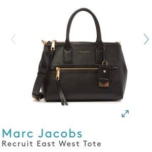 Marc Jacobs recruit east/west tote- EUC!!!